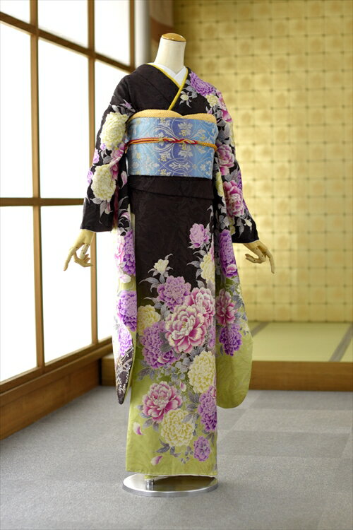 フルセットレンタル 着物レンタル 振袖レンタル 成人式レンタル 結婚式レンタル 貸衣装 フルフル パーティ・お見合い・卒業式に 大きい 〔かしいしょう〕
