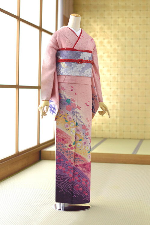 訪問着 フルセット トールサイズ 大きいサイズ 卒業式 着物 母 着物レンタル