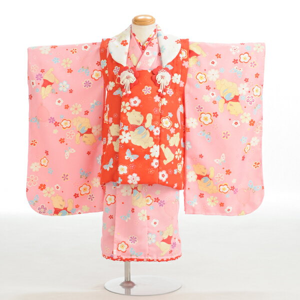 レンタル 七五三3歳女の子 753 フルセットレンタル 三才女子 被布 着物レンタル 753 貸衣装 フルフル 〔三歳〕