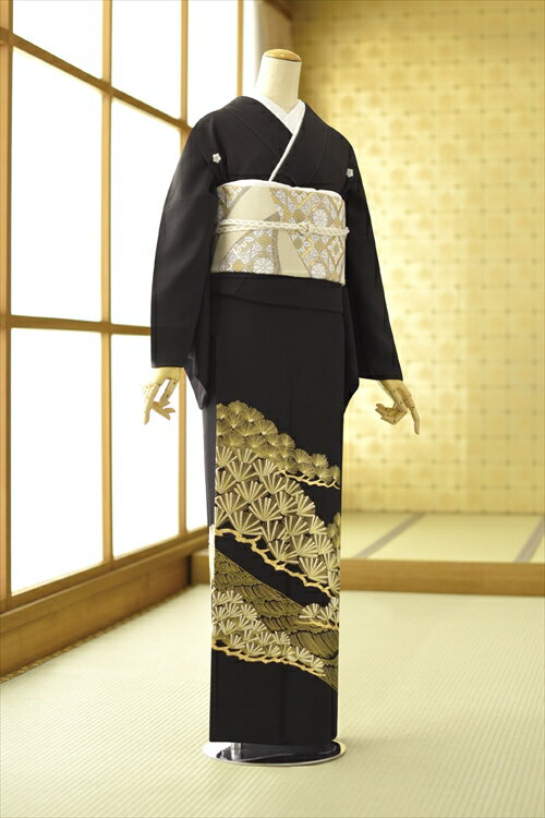 留袖 レンタルトールサイズ フルセットレンタル 高級正絹 着物レンタル 黒留袖 結婚式 母上・親族・列席者 貸衣装 フルフル 安いかしいしょう おすすめ
