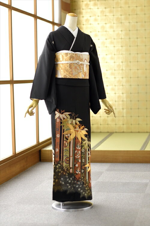 【ポイント10倍】 留袖レンタル mt2139 17点フルセットレンタル 高級正絹 着物レンタル 黒留袖 結婚式 母親・親族・列席者 貸衣装 フルフル かしいしょう おすすめ