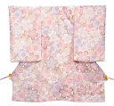 2025年入荷!新作 赤ちゃん お宮参り 産着 レンタル ピンク 桜 くすみカラー フルセットレンタル 着物 レンタル 女の子 初着 31日 32日 33日 1...