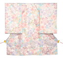 2025年入荷!新作 赤ちゃん お宮参り 産着 レンタル ブルー 桜 くすみカラー フルセットレンタル 着物 レンタル 女の子 初着 31日 32日 33日 1...