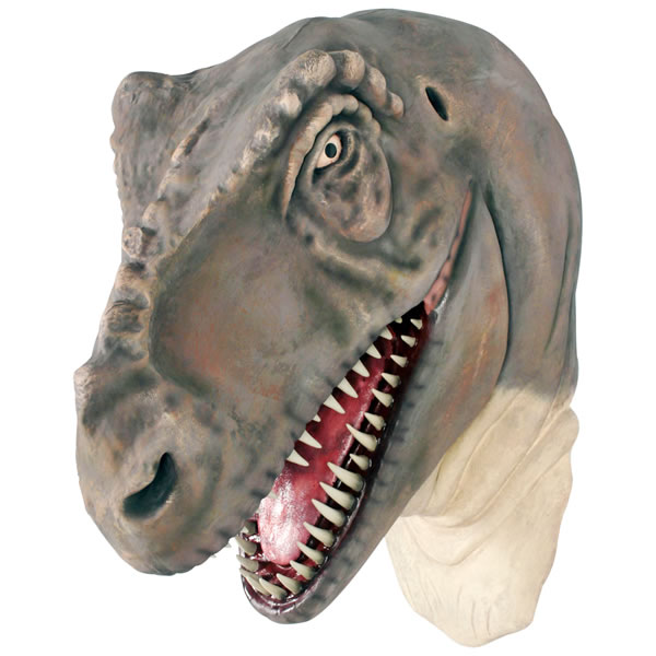 乐天商城 - FRP恐竜オブジェ ド迫力の頭部[T-Rex]置物 白亜紀 肉食恐竜 獣脚類 ティラノサウルス ティーレックス 標本 博物館 店舗 イベント ディスプレイ 実物大 等身大 リアル 【whlny】