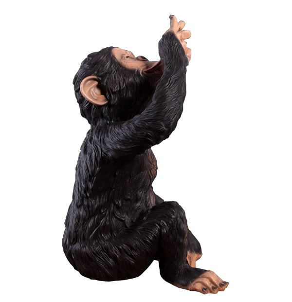 FRPワインホルダー 酔っ払いチンパンジーのワインホルダー【即納可】置物 動物 猿 サル さる ワインラック ボジョレーヌーボー 動物園 飲食店 店舗 カフェ 喫茶店 レストラン 飲食店 インテリア イベント ディスプレイ 実物大 等身大 リアル 等身大フィギュア 【whlny】