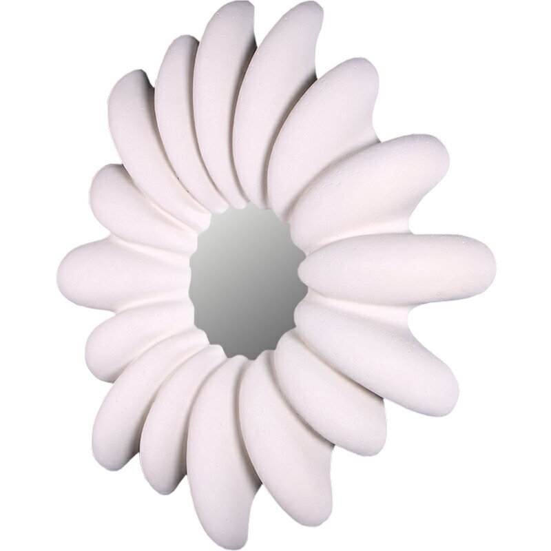 FRPオブジェ 白い珊瑚の鏡ミラー壁掛け置物 鏡 姫 壁掛け 公園 店舗 イベント ディスプレイ 実物大 等身大 リアル 等身大オブジェ 等身大フィギュア [2]