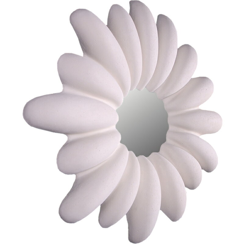 FRPオブジェ 白い珊瑚の鏡ミラー壁掛け置物 鏡 姫 壁掛け 公園 店舗 イベント ディスプレイ 実物大 等身大 リアル 等身大オブジェ 等身大フィギュア [3]