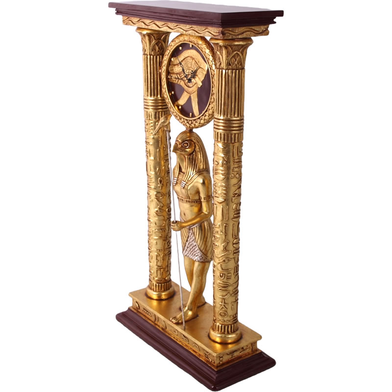 FRPオブジェ HORUS置き時計置物 エジプト ピラミッド 公園 店舗 イベント ディスプレイ 実物大 等身大 リアル 等身大オブジェ 等身大フィギュア