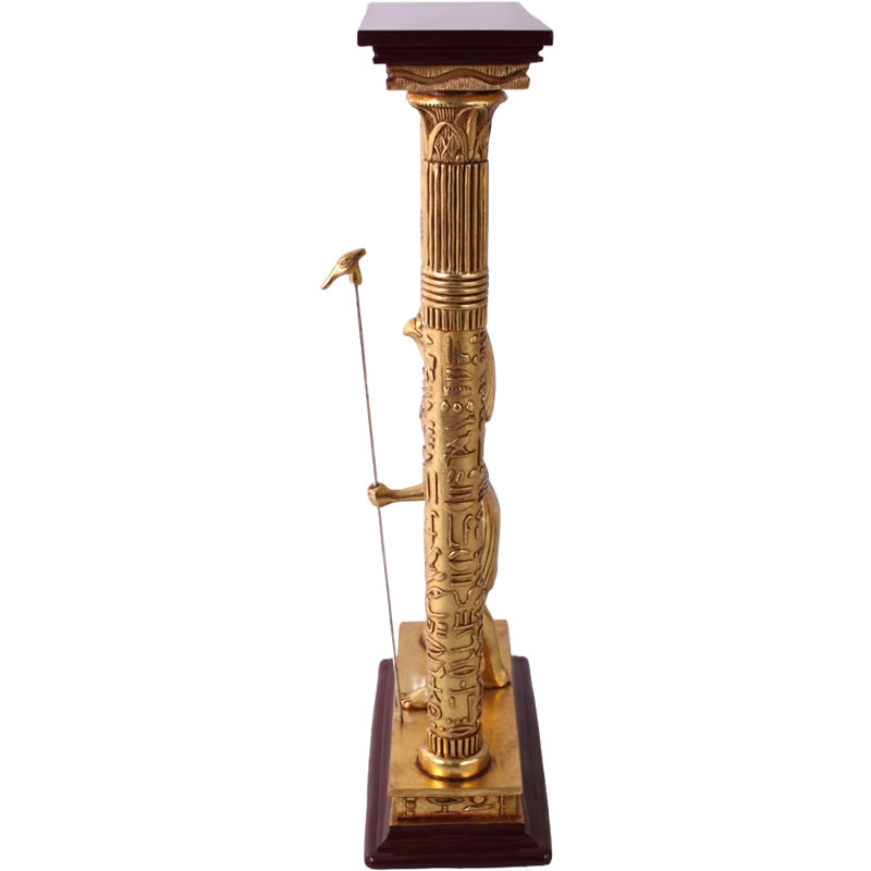 FRPオブジェ HORUS置き時計置物 エジプト ピラミッド 公園 店舗 イベント ディスプレイ 実物大 等身大 リアル 等身大オブジェ 等身大フィギュア [2]