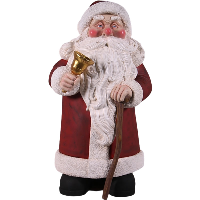 樂天商城 - FRPオブジェ ビンテージサンタクロース置物 人物 人形 クリスマス サンタクロース トナカイ 店舗 イベント ディスプレイ 実物大 等身大 リアル 【whlny】