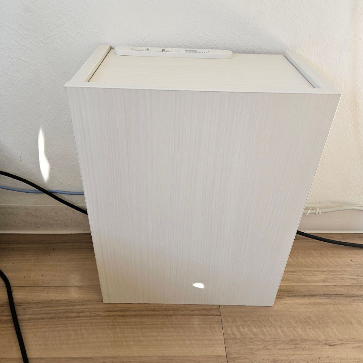 ルーターボックス 電源付 大容量タイプ 木目調 日本製 収納