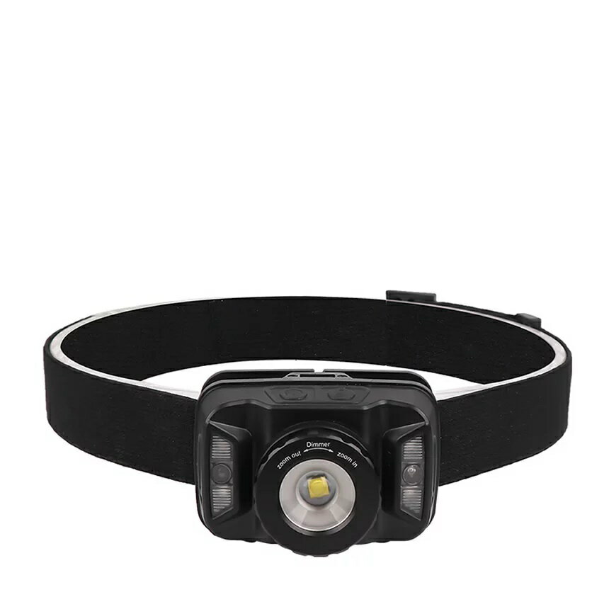 LED ヘッドライト フラッシュ機能 センサー機能 角度調節 260ルーメン USB 充電式 5段階 点灯モード 軽量 防水 防災 釣り キャンプ アウトドア 夜間 作業tecc-headlight01