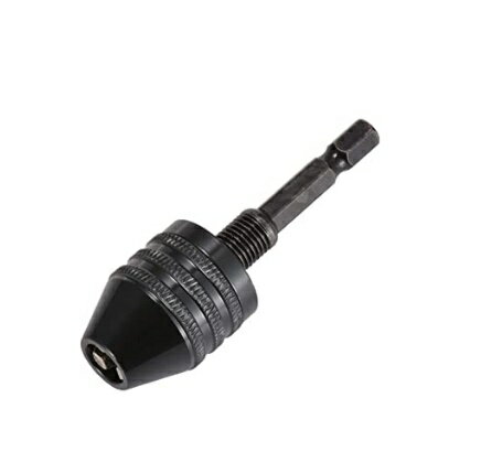 ドリル ソケット 0.5-8mm キーレス　ドリルチャック　六角シャンク　変換　アダプタ　インパクトドライ..