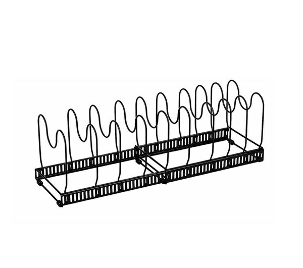 フライパン鍋蓋収納ラック伸縮式最大...