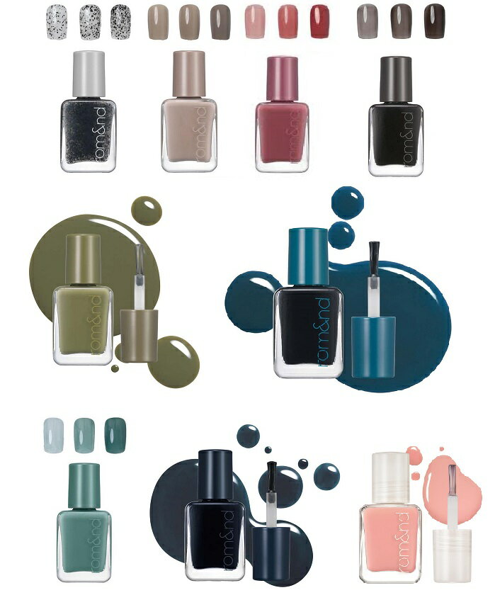 【正規品】ロムアンド ムード ペブル ネイル マニキュア MOOD PEBBLE NAIL 7ml rom&nd 韓国コスメ