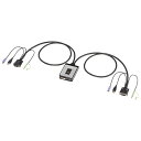 DVI パソコン自動切替器 (2:1) ディスプレイエミュレーション機能搭載 サンワサプライ SW-KVM2DXN(2)