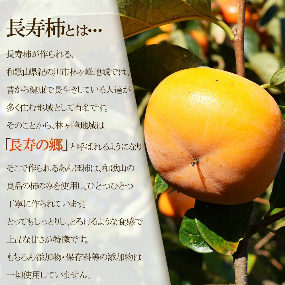 父の日 ギフト 和歌山県産 長寿柿 50g 10個入 総量 500g 特別 メッセージカード 造花 カーネーション バラ 付き あんぽ柿 干し柿 2026 贈答 プレゼント [長寿柿] 【MN】 2