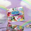雨上がりの空に、虹を咲かせて。二つ折りウォレットAlmo Dream Unicorn (アルモ ドリーム・ユニコーン) エナメル 本革 レディース 財布 二つ折り財布 ユニコーン 緑 レインボー スカイブルー グリーン 青 黄色 イエロー FRUTTI DI BOSCO(フルッティディボスコ) 35,200円