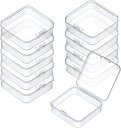 小分けケース 10個セット 5.4*5.4*2cm 透明 プラスチック製 小物入れ 収納ケース ミニケース アクセサリーケース プラスチックケース 正方形 小物...