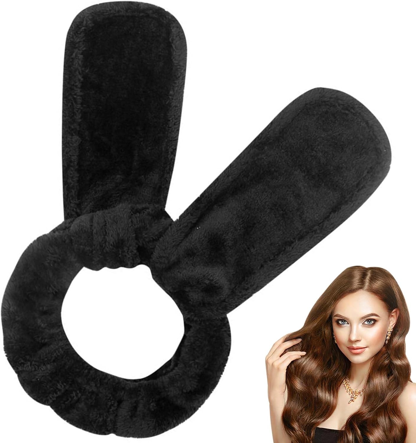 ヒートレスカーラー【102*10cm】手巻きカーラー カーラー 巻き髪 寝ながら 寝てる間に巻き髪 髪を傷めずにスタイリングする睡眠、すべての髪質に適したウェーブカール装置 海外通販のサムネイル