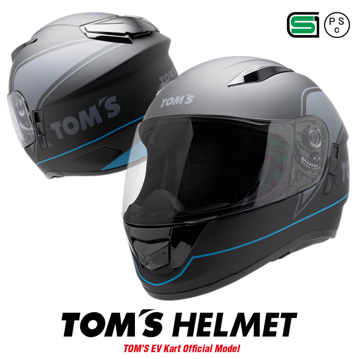トムス TOM'S バイク ヘルメット フルフェイス インナーバイザー トムスレーシング TOM'S Racing FS-JAPAN 石野商会 / SG規格 PSC規格 / バイクヘルメット フルフェイスヘルメット かっこいい / あす楽対応のサムネイル