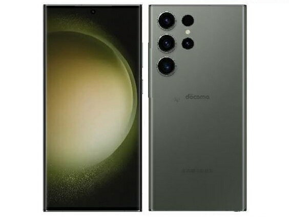 【中古】 Galaxy S23 Ultra SC-52D 256GB グリーン / クリーム SIMフリー 送料無料 あす楽 サムスン Samsung ギャラクシー スマートフォン アンドロイド 本体 シムフリー android Docomo版