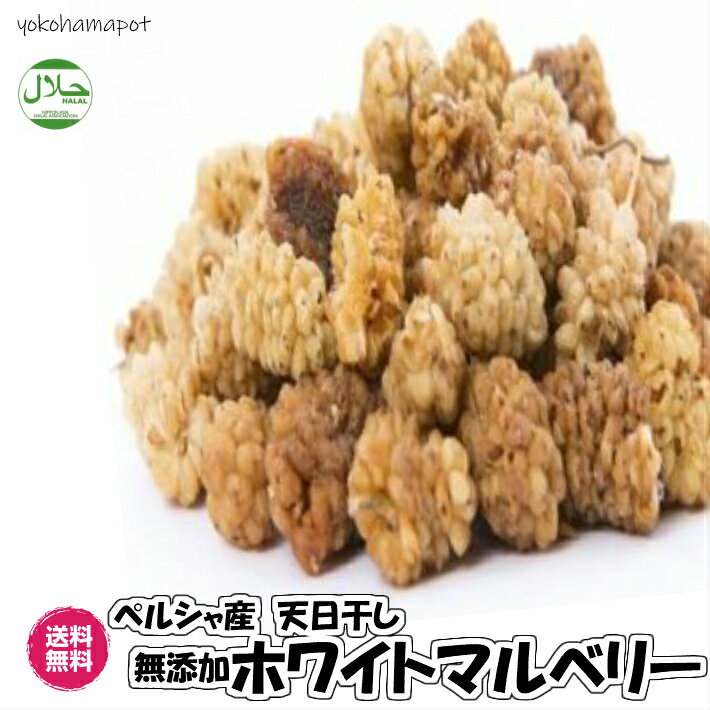 無添加ホワイトマルベリー 40gパック ドライフルーツ ハラール 砂糖不使用 送料無料 桑の実 マルベリー フォンダンウォーター Halal チャック袋 天日干しのサムネイル
