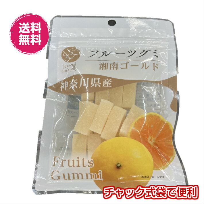 お菓子　湘南ゴールド　グミ 50g袋 神奈川県産 送料無料 みかん 温州みかん ゴールデンオレンジ 果汁 湘南 黄金柑 フルーツグミ