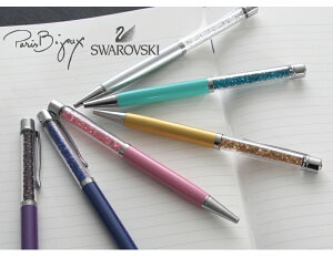 スワロフスキー ボールペン SWAROVSKI 女性 パリスビジュー父の日 バレンタイン 誕生日 プレゼント おしゃれ 敬老の日 卒業 送料無料 還暦 筆記具 記念日 ペン 名入れ あす楽 名前入り 入学 あす楽対応 名入り 名入 名入れ無料