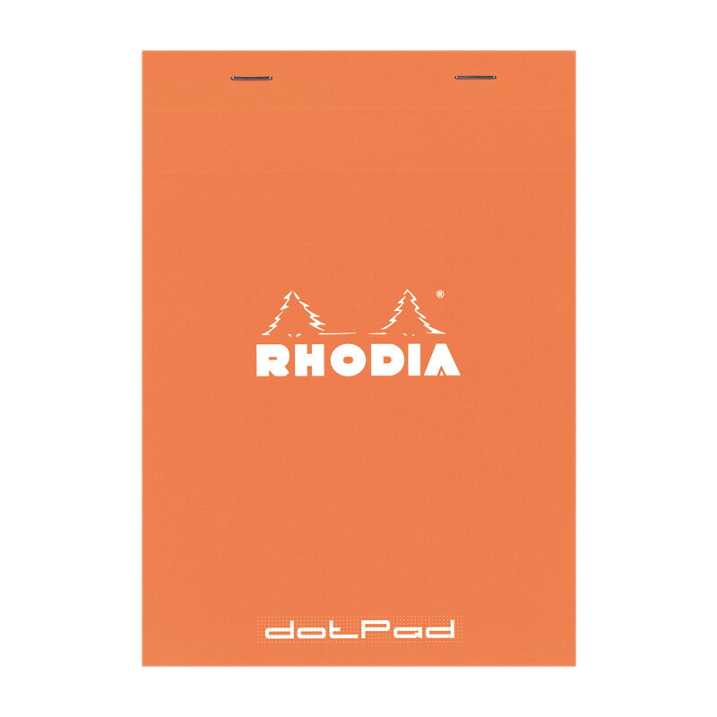 2点以上でメール便送料無料【dotPad No.16】ブロック ロディア ドットパッド オレンジ　dotPad BLOC RHODIA【14.5×21…