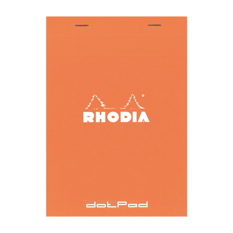 2点以上でメール便送料無料【dotPad No.16】ブロック ロディア ドットパッド オレンジ dotPad BLOC RHODIA【14.5×21cm】