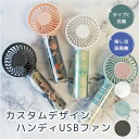 カスタムデザイン ハンディ USBファン 扇風機 着せ替え タイプC 充電 手持ち型 推し活 推しカラー 推しグッズ オリジナル 痛グッズ 携帯扇風機 熱中症対...