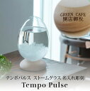 名入れストームグラス 【名入れ彫刻】　テンポパルス　ストームグラス　Tempo Pulse 　100percent　北欧 インテリア アンティーク オブジェ 置物 母の日 プレゼント 父の日 飾り 結晶 おしゃれ 雑貨 ガラス デザイン プレゼント 記念 開店祝い 引越祝い 誕生日 結婚祝い ギフト