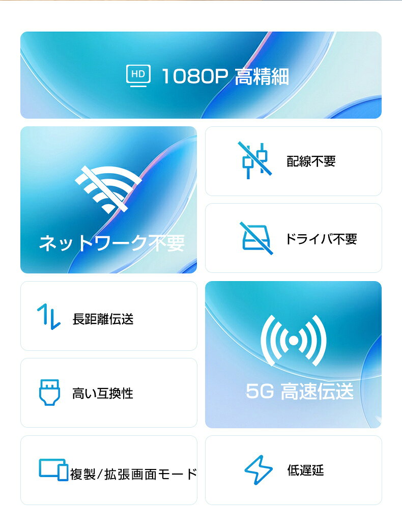【技適認証済】ミラーリング HDMI ワイヤレス hdmi ミラーリング iphone テレビミ...