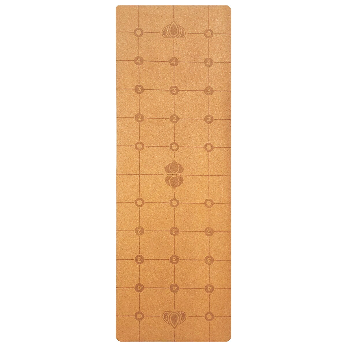 The Gurugrid グルグリッド　スーパープレミアムマット　天然ラバー&コーク　3mm　コーク＆グレー