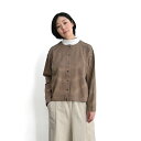 【SALE70%off】コットン 天竺 ボーダー 2WAY カーディガン 【SC2006237】【SUNVALLEY サンバレー】