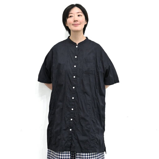 【SALE60%off】製品染め コットン ローン 総柄 刺繍 ワイド チュニック 【SK5023248】【SUNVALLEY サンバレー】 【SALE60%off】製品染め コットン ローン 総柄 刺繍 ワイド チュニック 【SK5023248】【SUNVALLEY サンバレー】