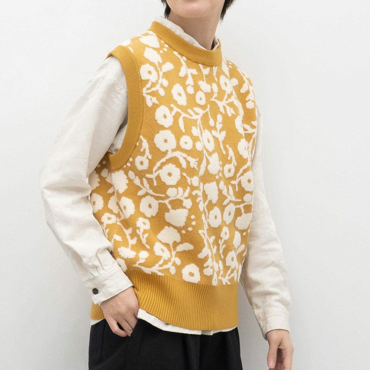 樂天商城 - 【SALE50%off】[公式ストア] SUN VALLEY サンバレー / レーヨン ポリエステル ナイロン ダブルジャカード ベスト