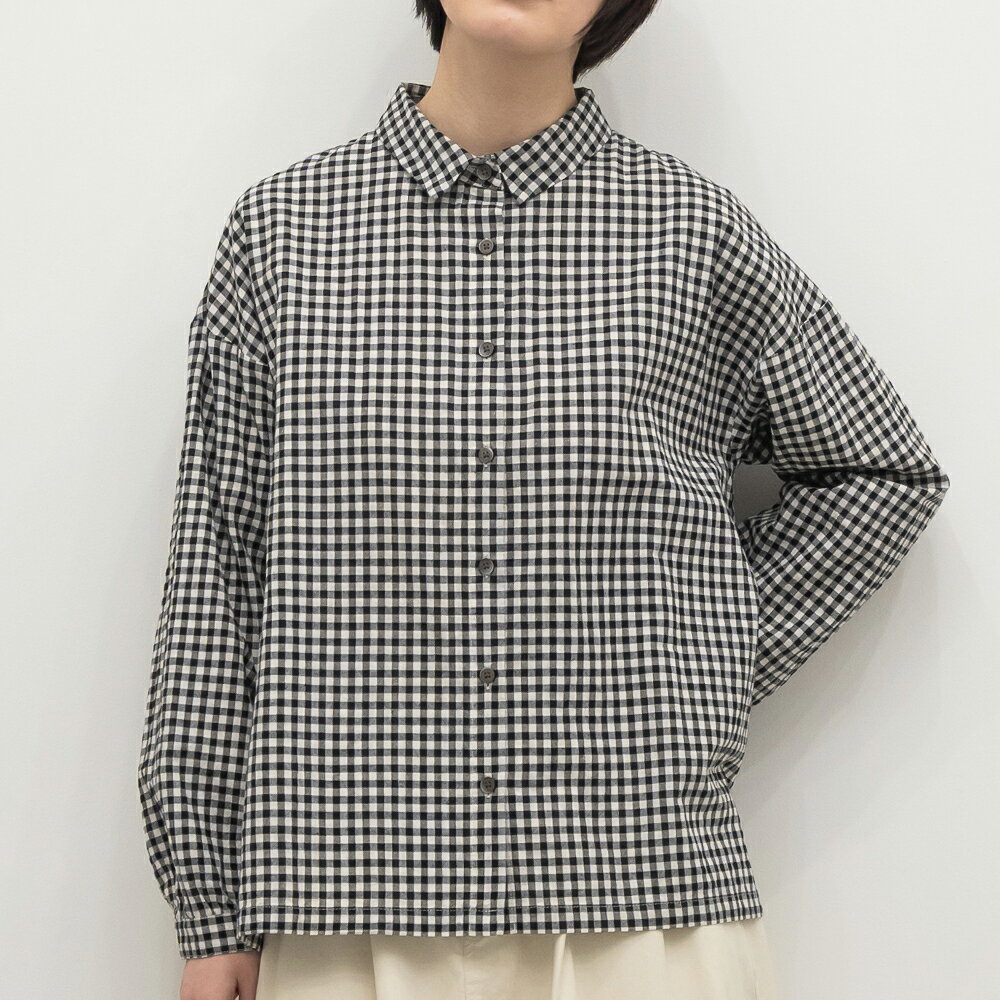 Rakuten - [公式ストア] SUN VALLEY サンバレー / 綿麻 平織 グレンチェック ・ ギンガム ・ 小花プリント シャツ