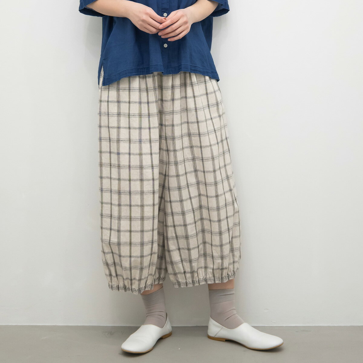 Rakuten - [公式ストア] SUN VALLEY サンバレー / 綿麻 平織 4柄 サルエル パンツ