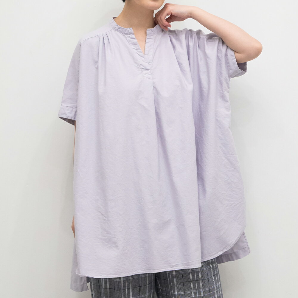 Rakuten - [公式ストア] SUN VALLEY サンバレー / 製品染め オックス キーネック チュニック