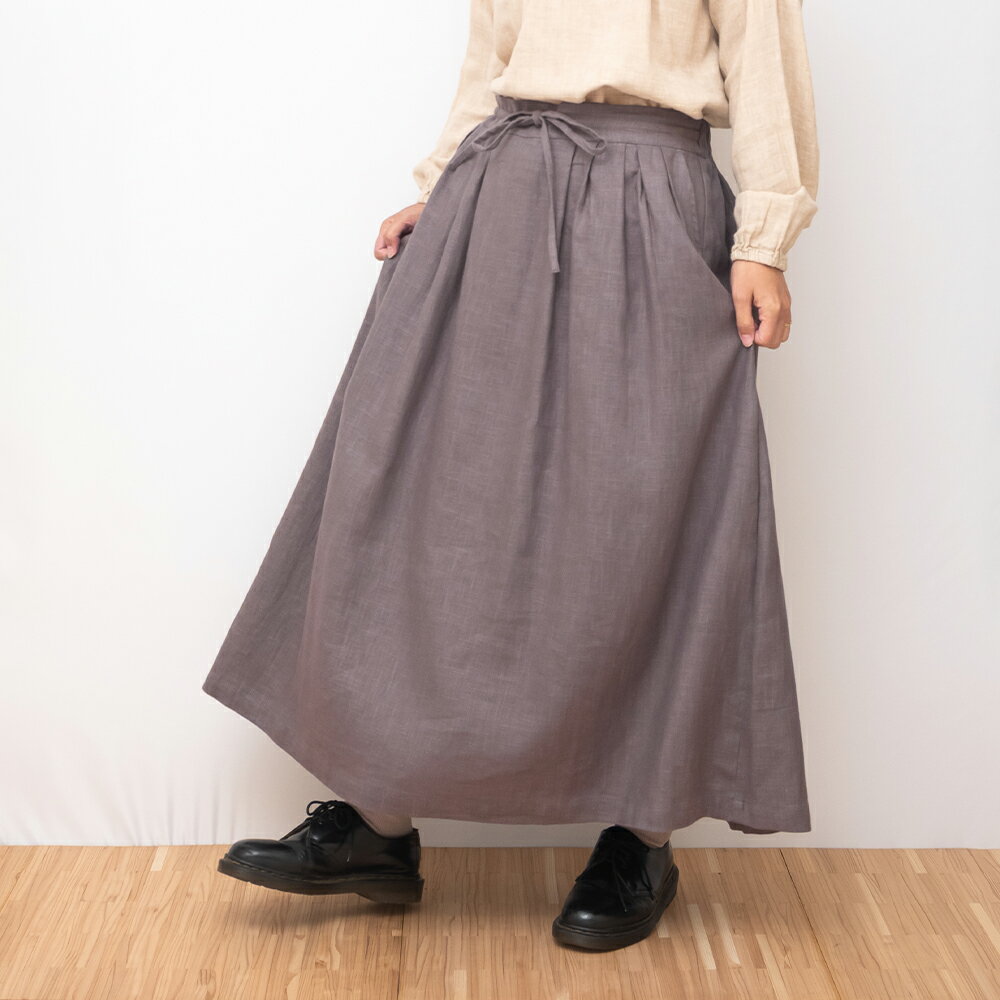 Rakuten - 【SALE40%off】[公式ストア] tukuroi by SUN VALLEY ツクロイ / リネンコットンツイルタックスカート