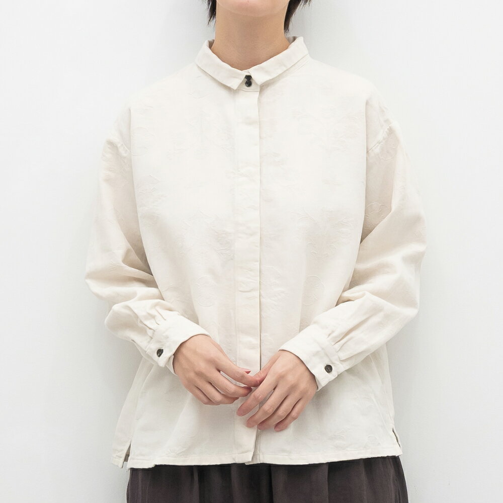 【SALE50%off】[公式ストア] tukuroi by SUN VALLEY ツクロイ / 製品染め コットンジャガードシャツ