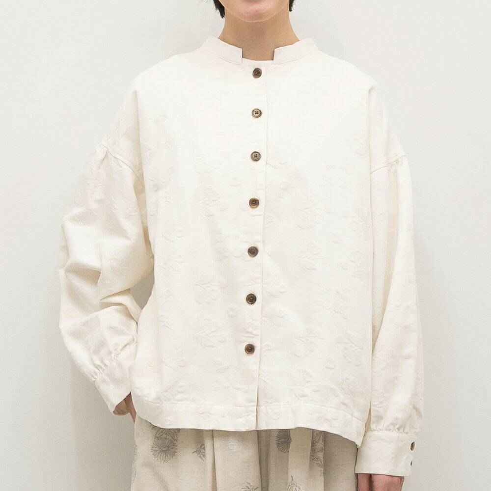 Rakuten - [公式ストア] tukuroi by SUN VALLEY ツクロイ / 製品染め コットン ジャカード スタンド シャツジャケット