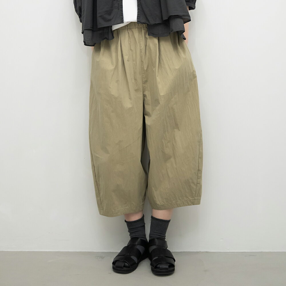 樂天商城 - [公式ストア] tukuroi by SUN VALLEY ツクロイ / コットン ナイロン ライトウェザー ワッシャー コクーンパンツ