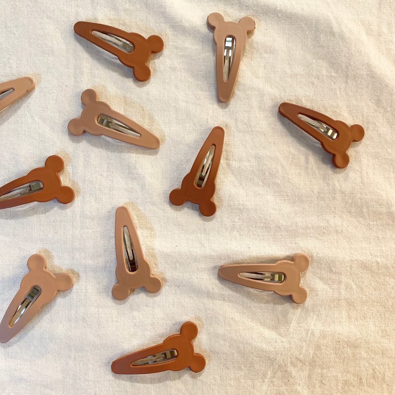 くまピン くま キッズヘアアクセサリー ベビーヘアアクセサリー 海外子供服のサムネイル