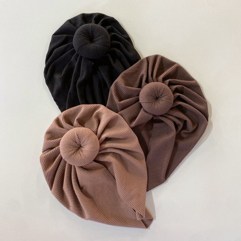 ドーナツターバン 秋冬 ベビー帽子 ベビーボンネット 海外子ども服 赤ちゃん帽子 ベビーターバン 2