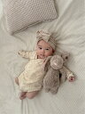 ボディースーツ 新生児 ベビーロンパース ロンパース リーフ柄 ボタニカル柄 海外子ども服 男の子 女の子 ボディースーツ ベビー服 赤ちゃん(4)