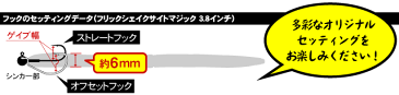 【ワーム】 ジャッカル フリックシェイク サイトマジック 3.8インチ マルハタシャーベット (MHSY) 【ブラックバス用】