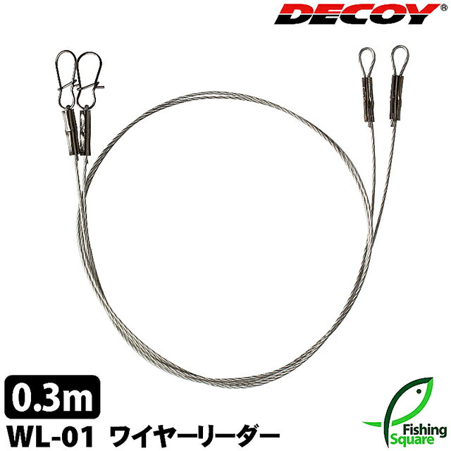 Rakuten - カツイチ デコイ ワイヤーリーダー #48(30cm)WL-01【リーダー】カツイチ